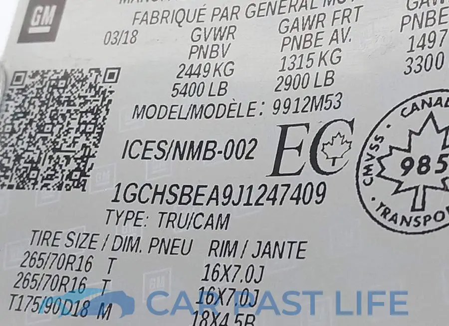 1GCHSBEA9J1247409# 9