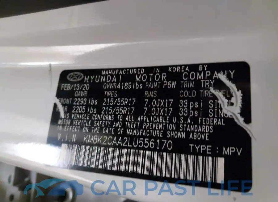 KM8K2CAA2LU556170# 9