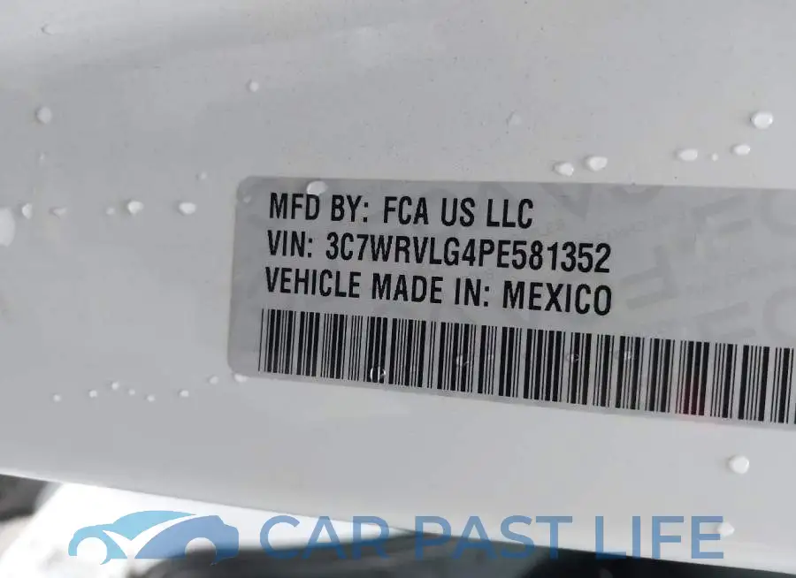 3C7WRVLG4PE581352# 8