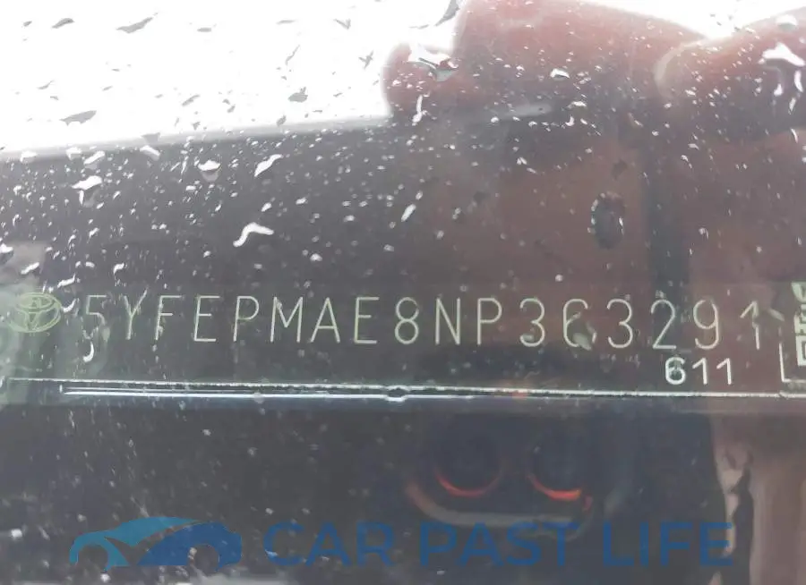5YFEPMAE8NP363291# 20
