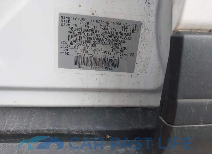 3N1CP5BV3PL510566# 9