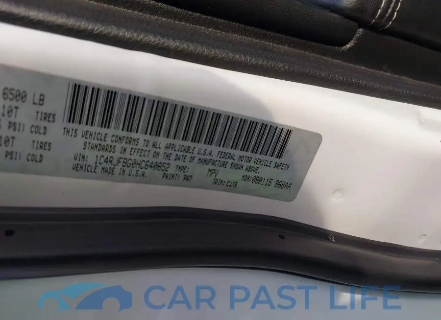 1C4RJFBG0HC640852# 9