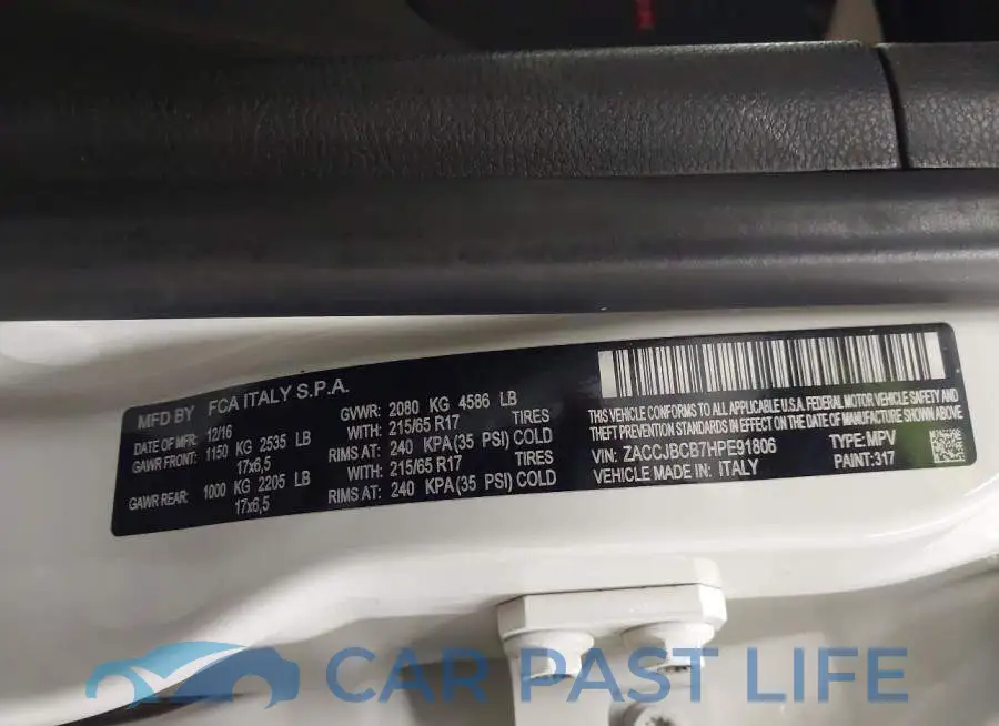 ZACCJBCB7HPE91806# 9