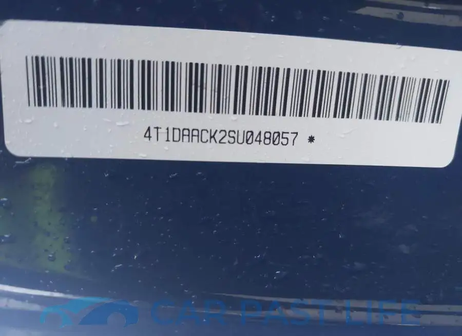 4T1DAACK2SU048057# 9