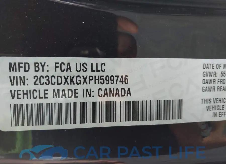 2C3CDXKGXPH599746# 9