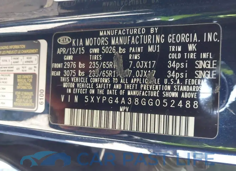5XYPG4A38GG052488# 9