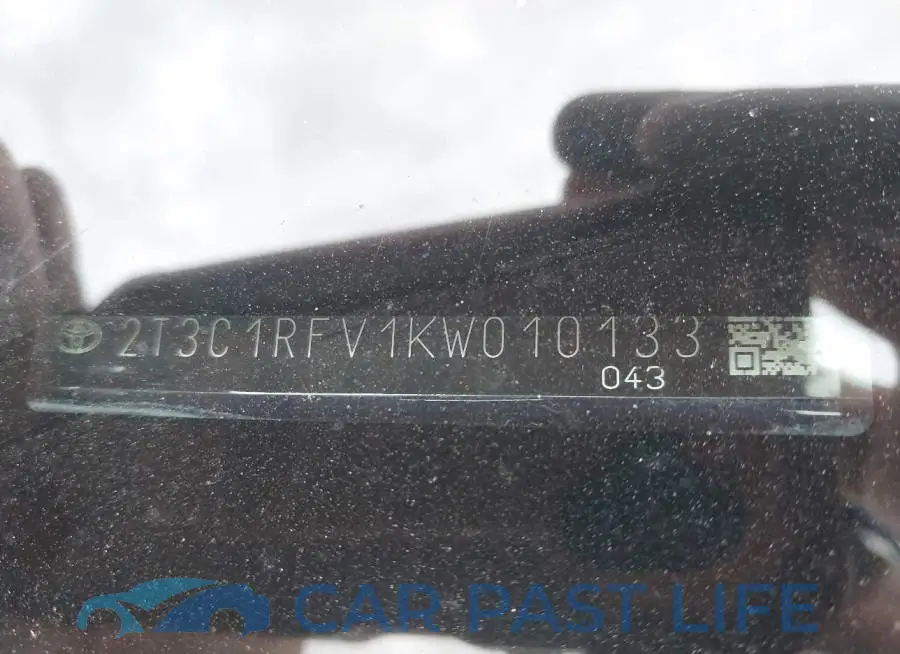 2T3C1RFV1KW010133# 9
