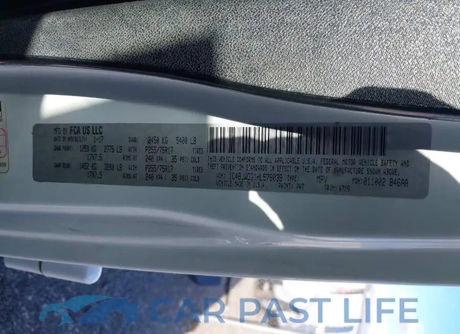 1C4BJWDG1HL579039# 9