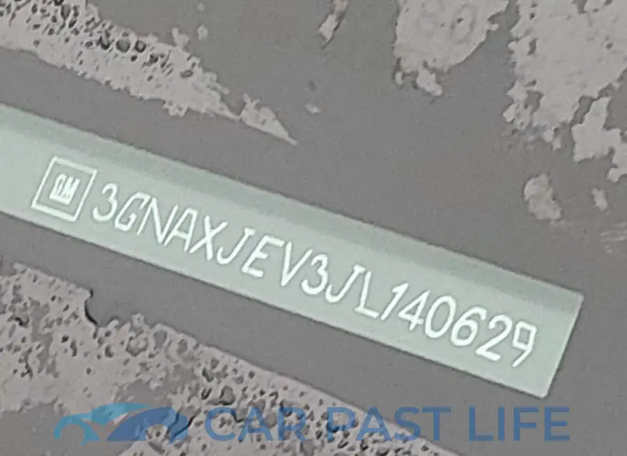 3GNAXJEV3JL140629# 9