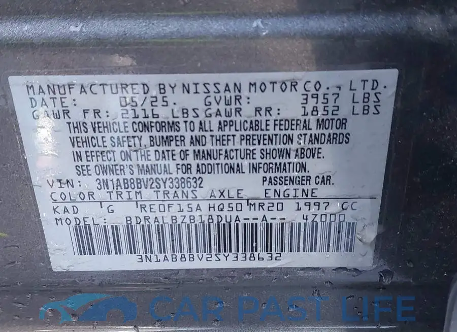 3N1AB8BV2SY338632# 9