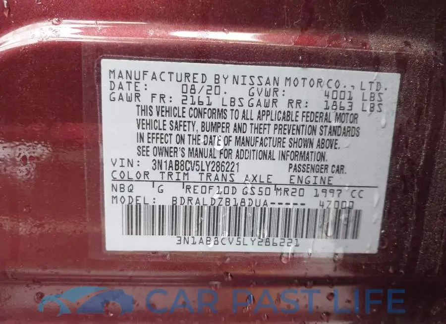 3N1AB8CV5LY286221# 9
