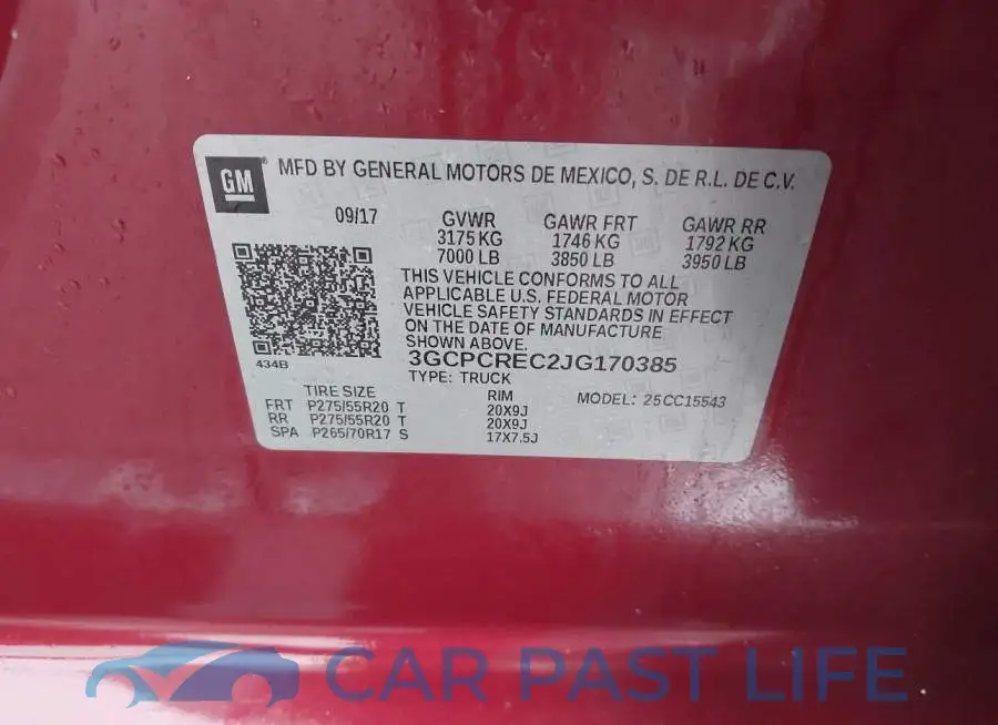 3GCPCREC2JG170385# 9