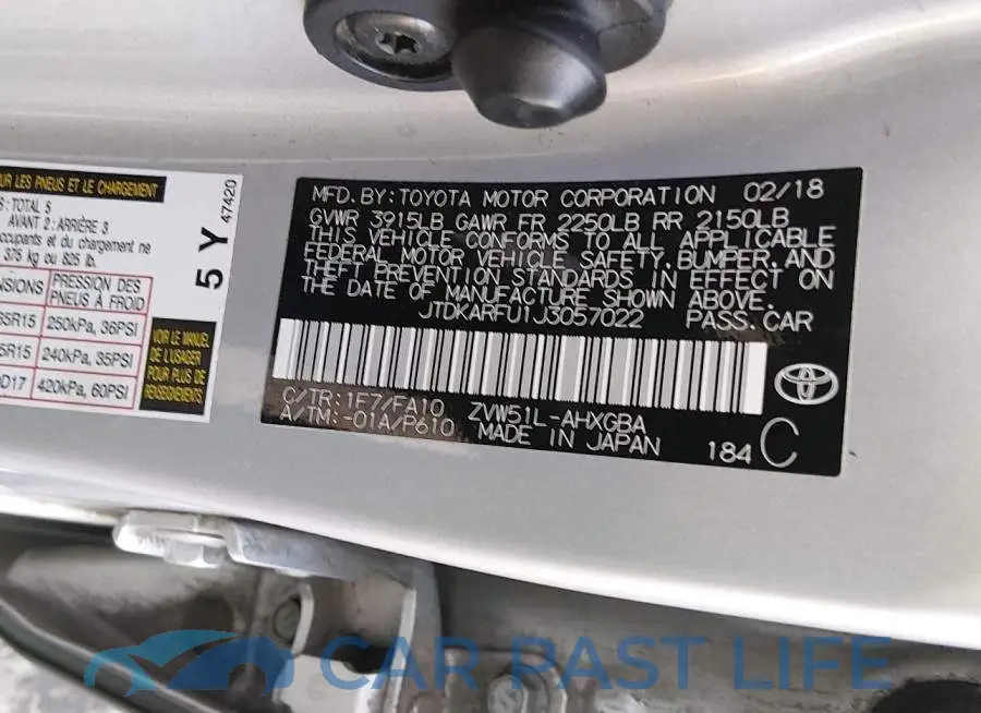JTDKARFU1J3057022# 9