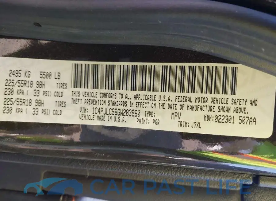 1C4PJLCS6GW283960# 9