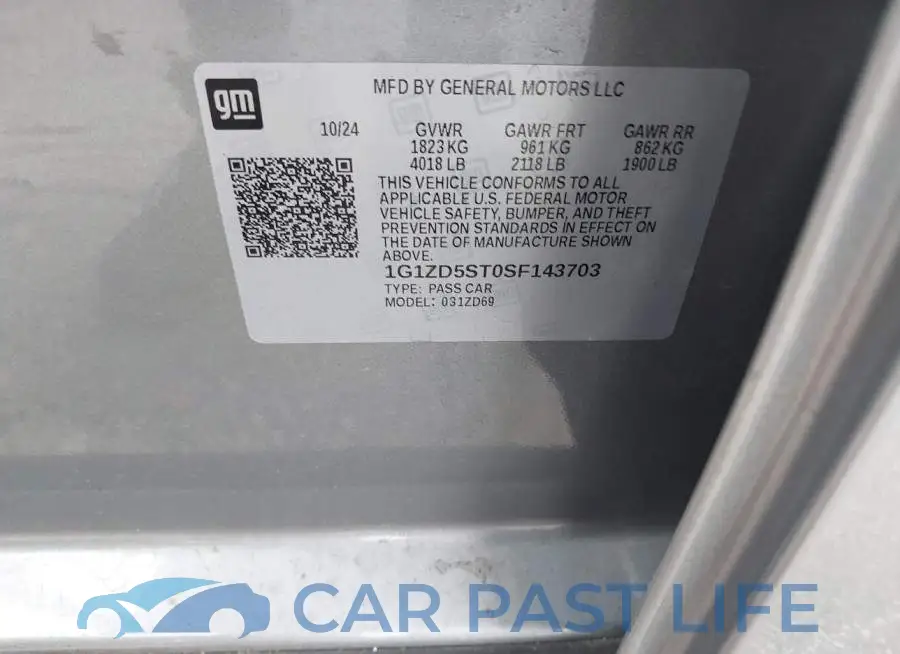 1G1ZD5ST0SF143703# 9