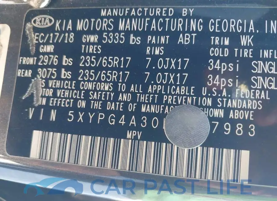 5XYPG4A30KG557983# 9
