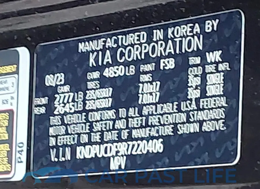 KNDPUCDF9R7220406# 9