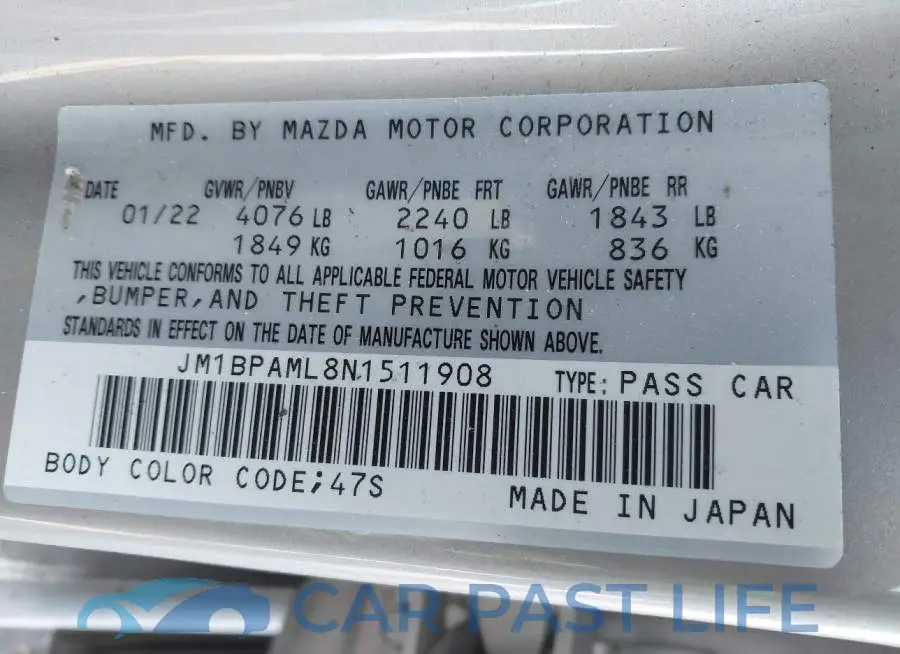 JM1BPAML8N1511908# 9