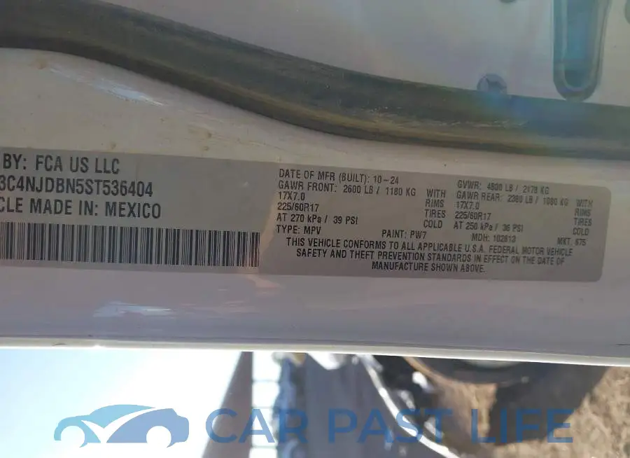 3C4NJDBN5ST536404# 9