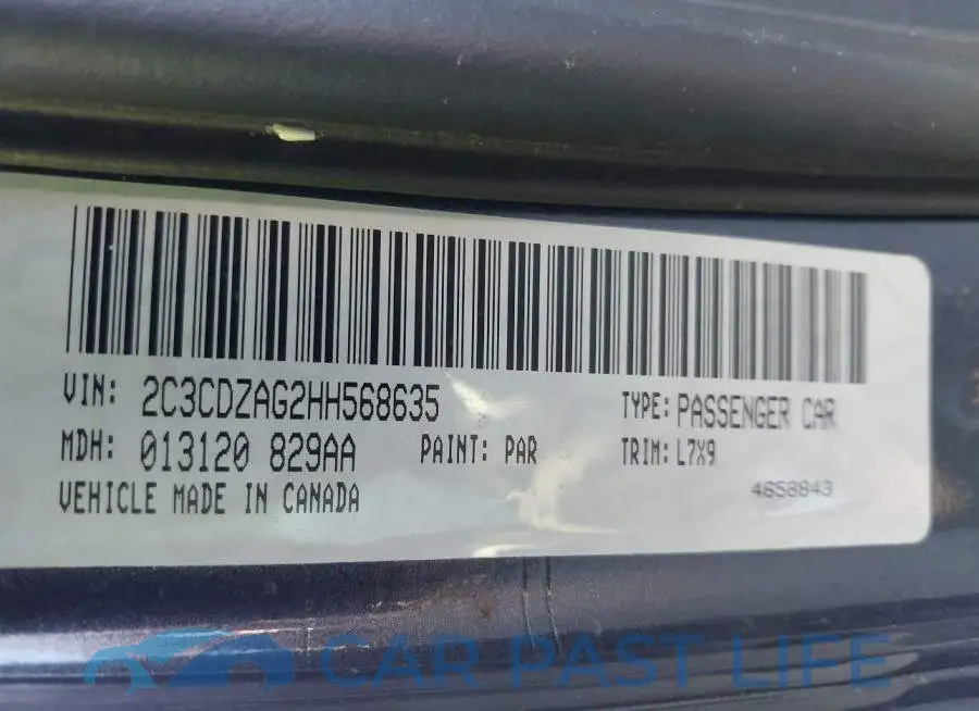 2C3CDZAG2HH568635# 9