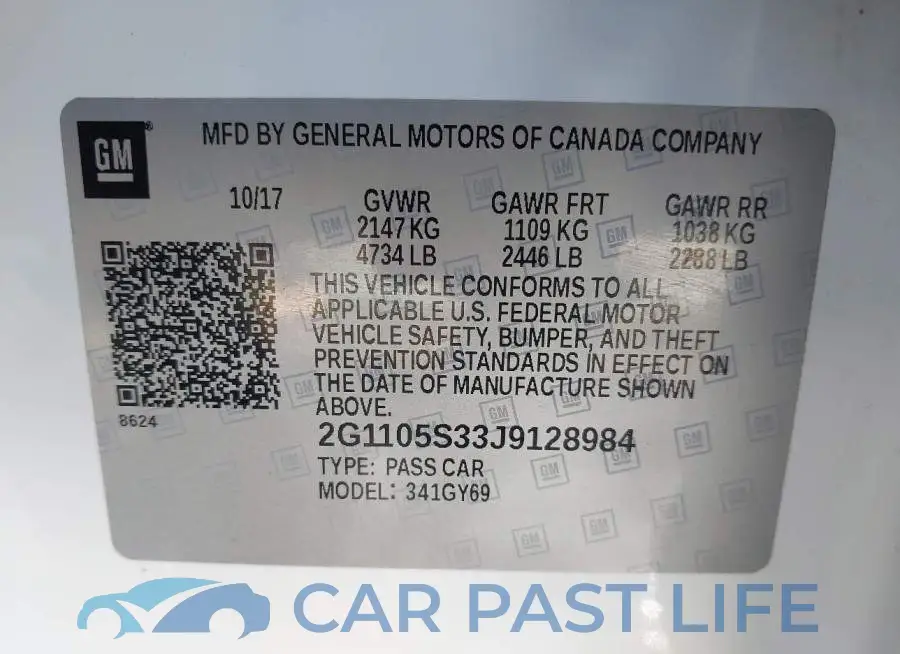 2G1105S33J9128984# 9