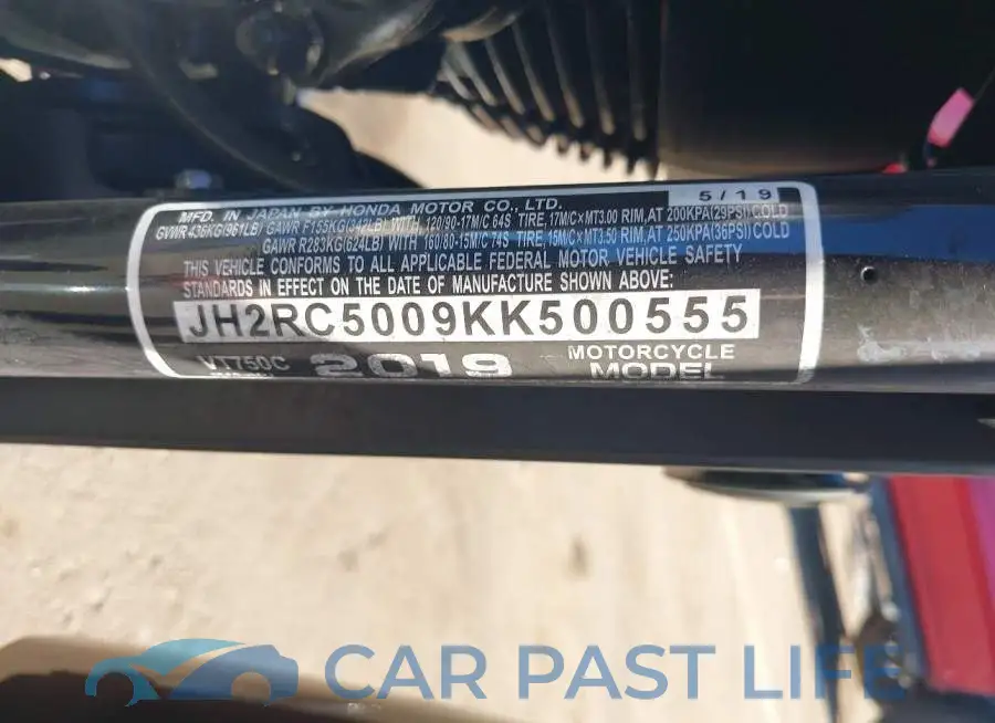 JH2RC5009KK500555# 10