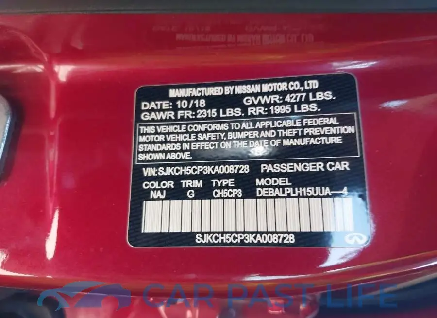 SJKCH5CP3KA008728# 9