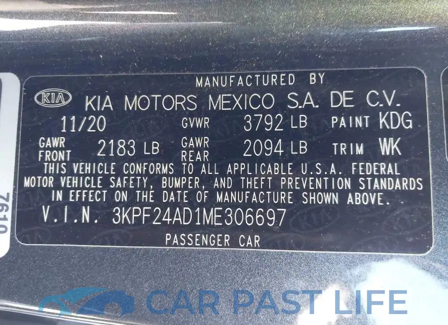 3KPF24AD1ME306697# 9