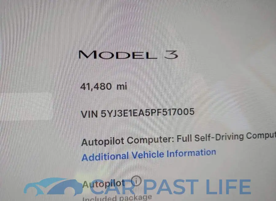 5YJ3E1EA5PF517005# 15