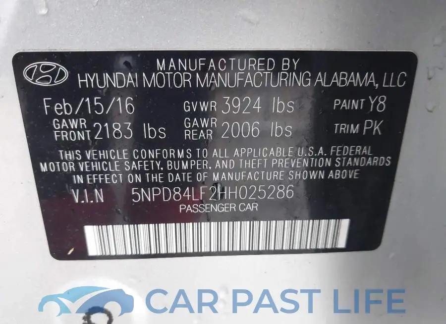 5NPD84LF2HH025286# 9