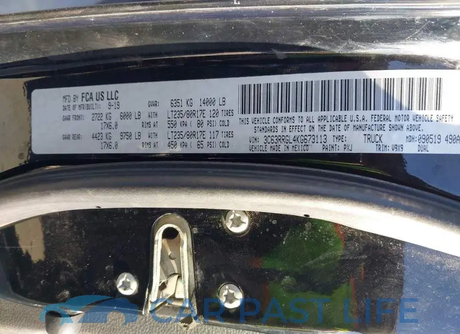 3C63RRGL4KG673113# 8
