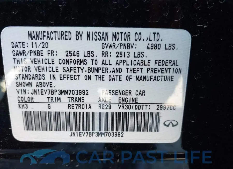 JN1EV7BP3MM703992# 9