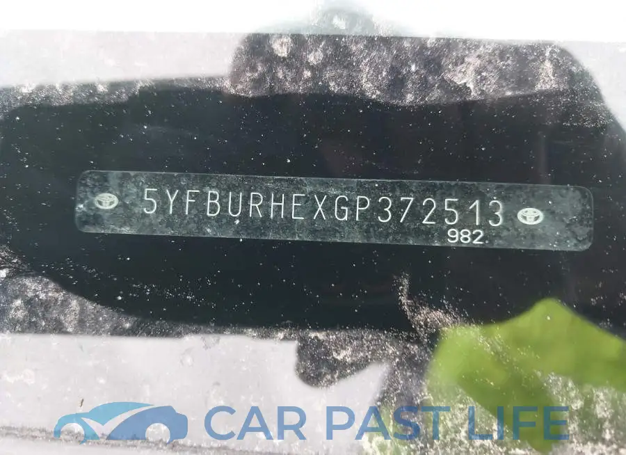 5YFBURHEXGP372513# 9