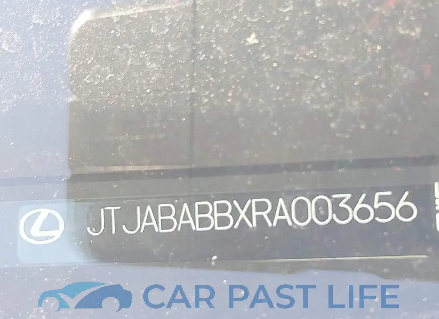 JTJABABBXRA003656# 19