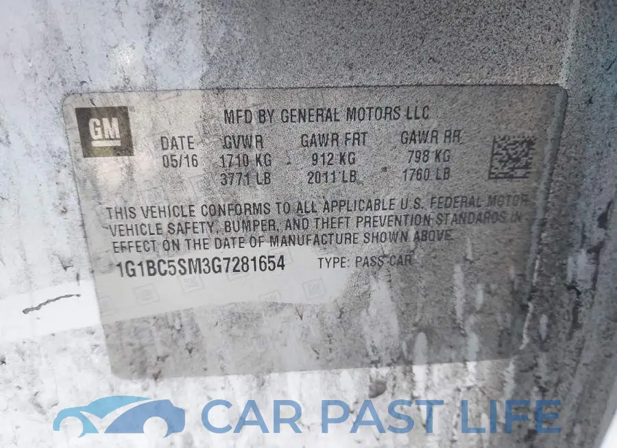 1G1BC5SM3G7281654# 9