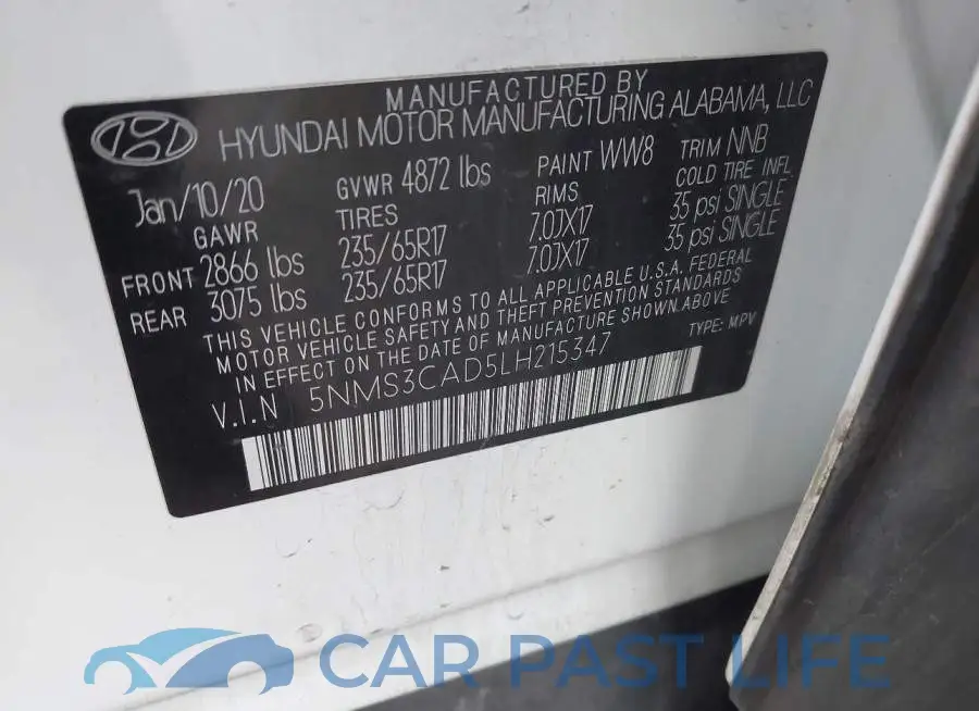 5NMS3CAD5LH215347# 9