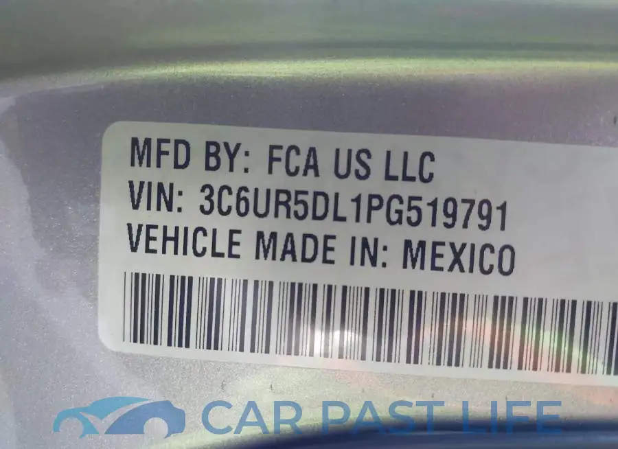 3C6UR5DL1PG519791# 9