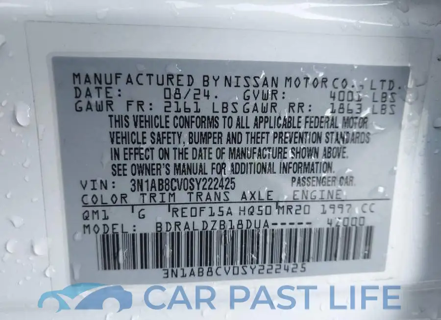 3N1AB8CV0SY222425# 9