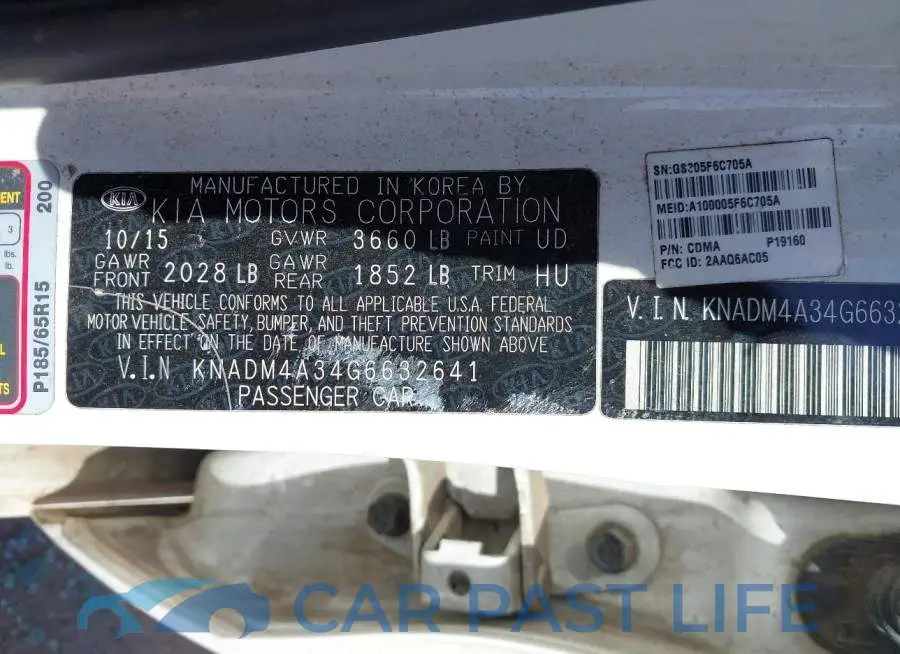 KNADM4A34G6632641# 9