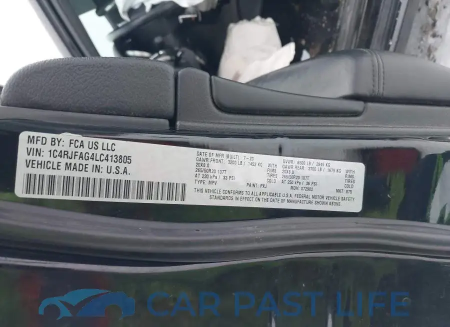 1C4RJFAG4LC413805# 9