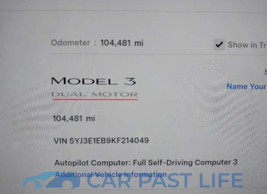 5YJ3E1EB9KF214049# 7