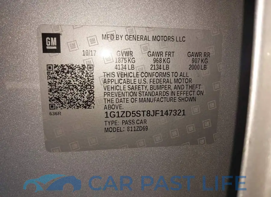 1G1ZD5ST8JF147321# 9