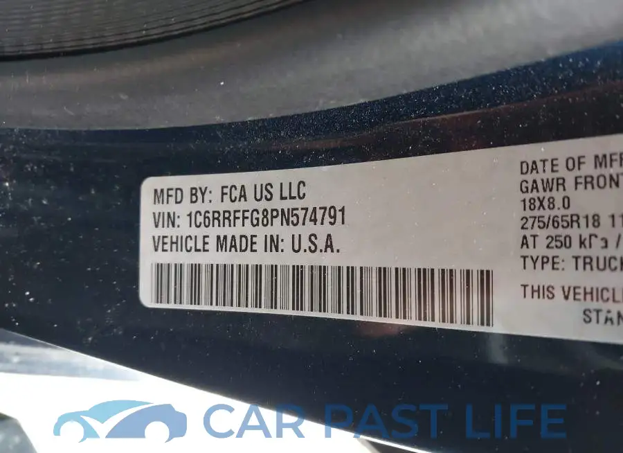 1C6RRFFG8PN574791# 9