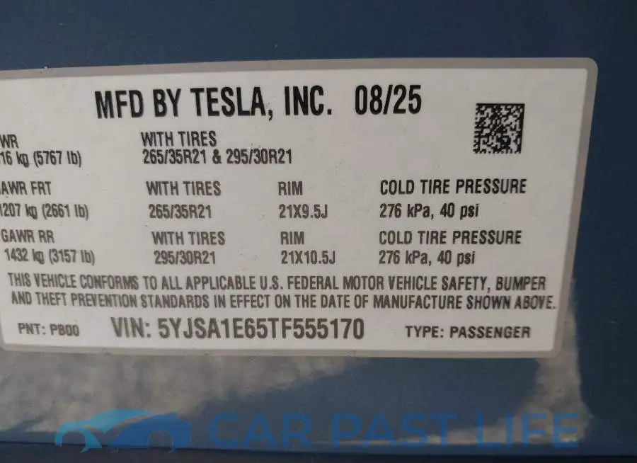 5YJSA1E65TF555170# 9