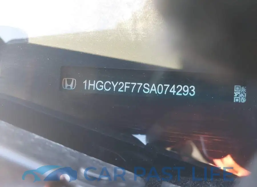 1HGCY2F77SA074293# 9