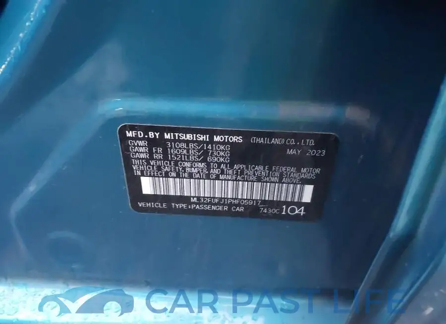 ML32FUFJ1PHF05917# 9
