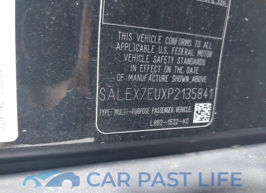 SALEX7EUXP2135841# 9