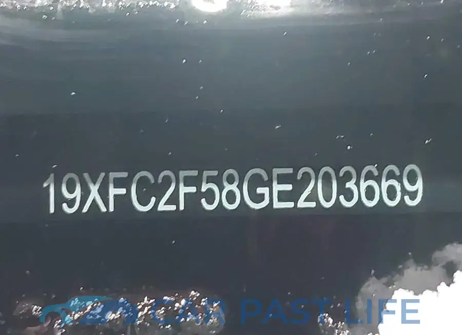 19XFC2F58GE203669# 9