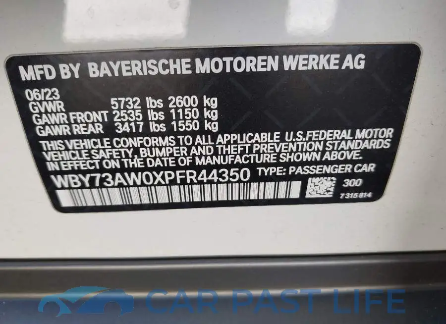 WBY73AW0XPFR44350# 9