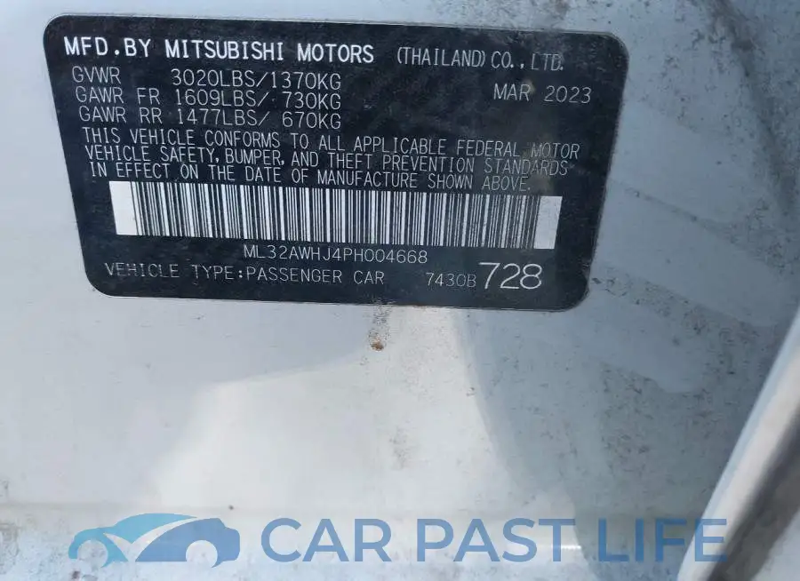 ML32AWHJ4PH004668# 9